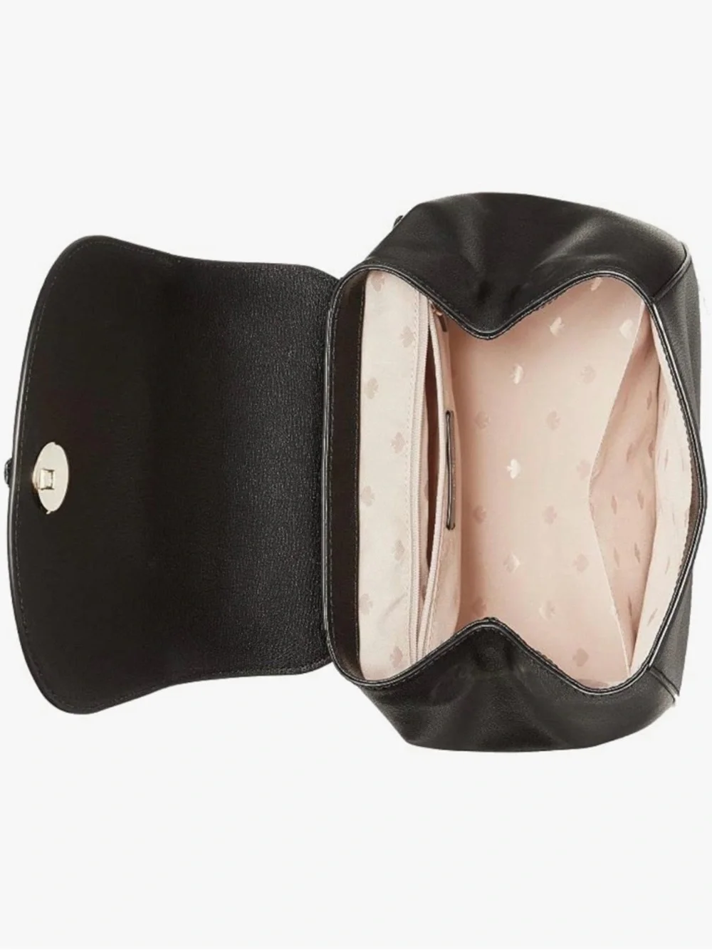 ♠️ Kate Spade Adel Black Leather Backpack - Picture 3 of 11
